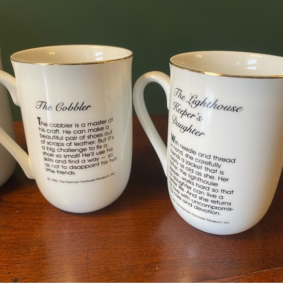1982 Norman Rockwell Museum collectible mugs, set of 5 - Picture 9 of 10